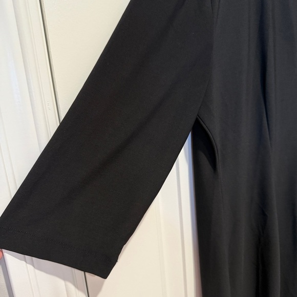 R&M Richards Black Plaid Midi Dress - Picture 8 of 9